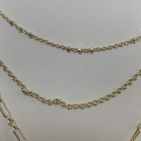 Kendra Scott Elisa Three-layer shell necklace collarbone chain Multi-layer - Picture 8 of 16